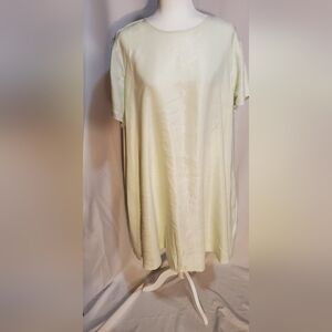 Banana Republic Light Green Linen Dress